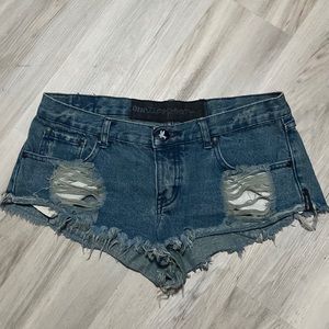 One teaspoon  denim shorts .